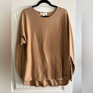 Michael Kors Camel Crew Neck Sweater tunic NWT